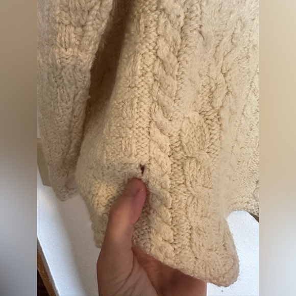 Connemara Knitwear sweater. Merino wool. Large. Made in Ireland - Picture 3 of 6